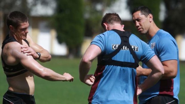 Ready for more: Manly are ready for another physical test on Friday night.