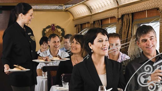 The Queen Adelaide dining car.