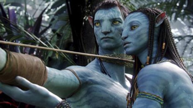Big, blue and a box office monster … Avatar is breaking records.