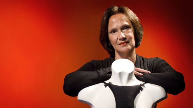 "It started out as my secret" ... Rachel de Boer with her invention, Le Decolletage.