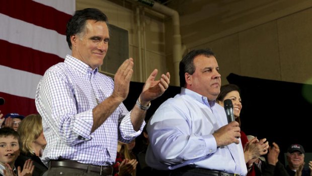Chris Christie (right) has been a strong supporter of Mitt Romney (left).