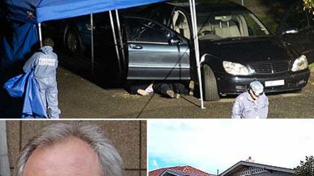 Street execution ... Michael McGurk, shot in the back of the head  in front of his son as he got out of his car outside his home in Cremorne.