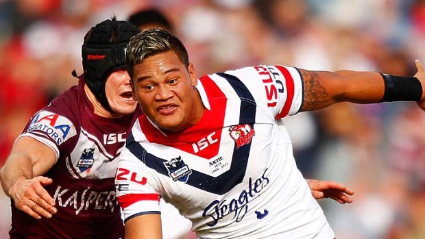Joseph Leilua of the Roosters was a late-call up to the NSW Origin squad last week although he was not part of the final 17.