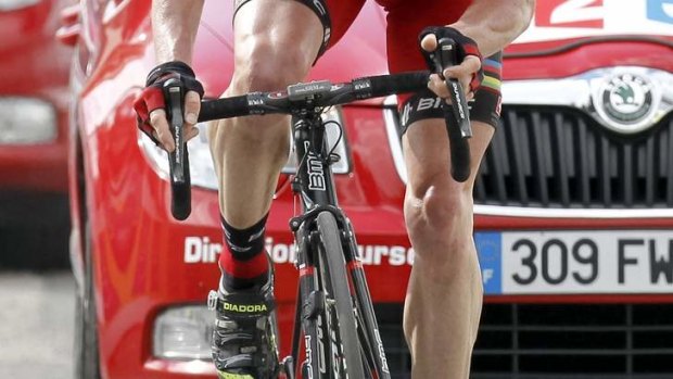 Smooth operator: the Australian legs that won the Tour de France in 2011.