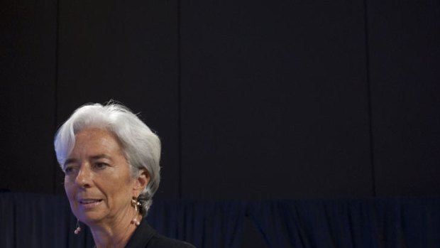"Asia is not immune" ... Christine Lagarde.