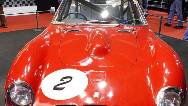 A Ferrari 330 GTO on display at the Paris Retromobile classic car show in February.