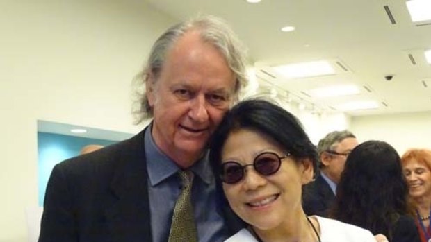 Sheri Yan and husband Roger Uren. 