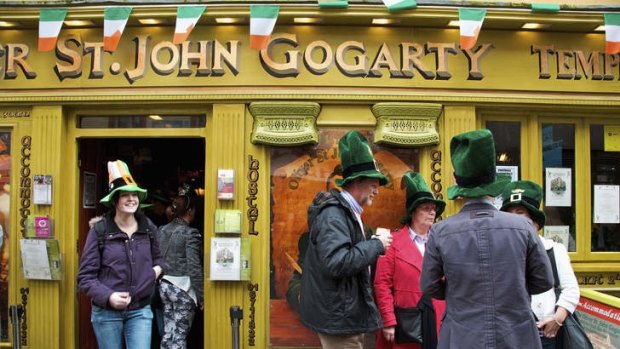 Saint Patrick's Day in Dublin.