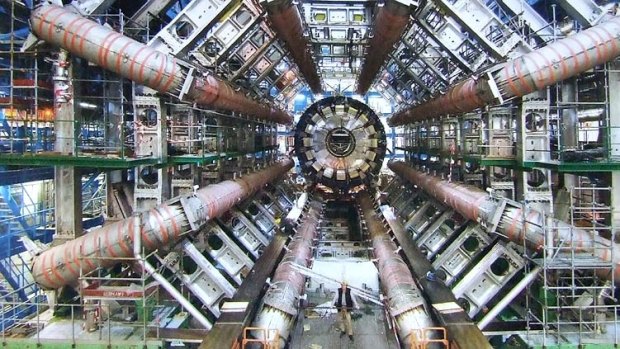 The Large Hadron particle accelerator at CERN, Switzerland.