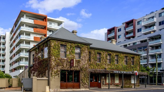 New management: The Rose & Crown, on Victoria Road in the heart of the rapidly developing northern precinct of the Parramatta CBD, sold for a suggested $14 million.