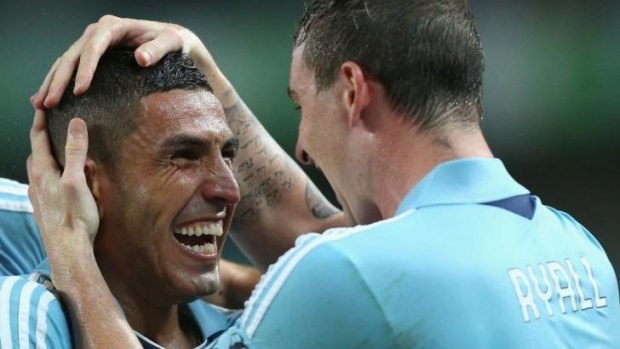 Heart and soul: Ali Abbas has been a constant and a standout for Sydney FC this season. 