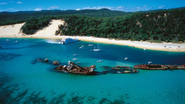 Port of call: The beauty of Moreton Island.