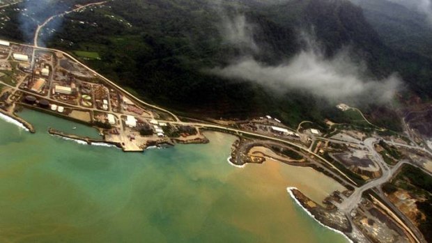 The Lihir Gold processing plant in Papua New Guinnea.