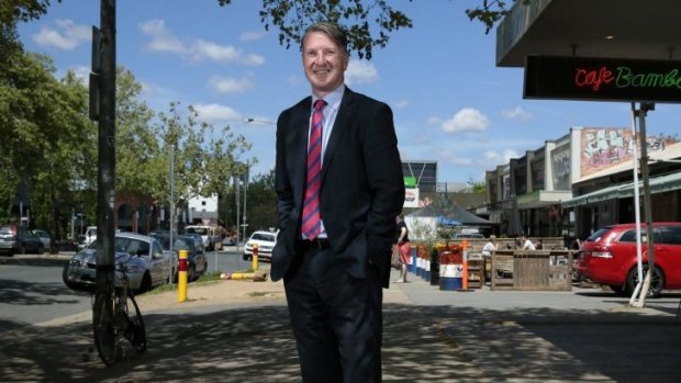 TOURIST TRAP: VisitCanberra director Ian Hill says development of areas like Braddon will add visitor value.
