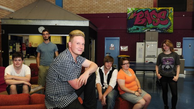 Canberrans involved in Bit Bent. From left, Liam Cullis, Ciaron Quinlivan, John Bradley, Jacob Sheals, Mirja (first name only given) and Shae Dwyer.  