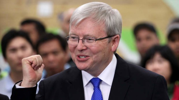 Urged to walk away: Kevin Rudd.