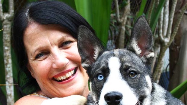 Denise Bradley with Ripley who was surrendered at birth to the Community Vet Clinic at Coombabah.