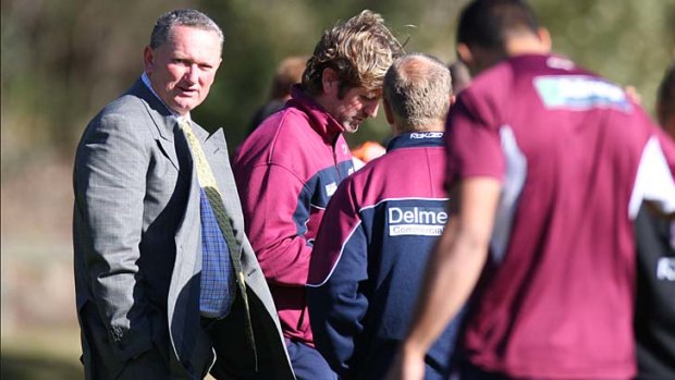 'Wouldn't have hired him' ... Steve Dank at Manly training.