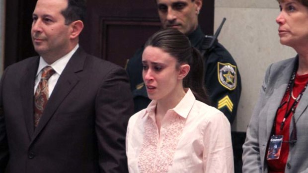 Casey Anthony with her attorney Jose Baez after  being found not guilty.