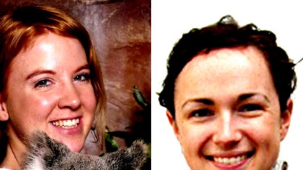 Air France crash victims ... Aisling Butler, 26, and Eithne Walls, 29.