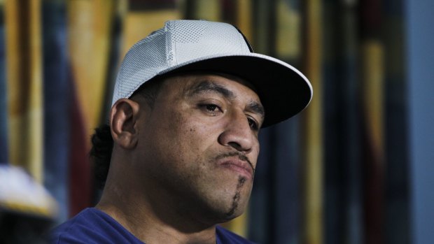 John Hopoate was arrested at Manly Police Station on Thursday.