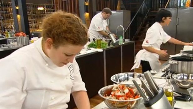 The action heats up in the MasterChef kitchen.