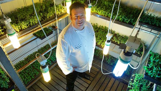 Going bush ... Top Chef Peter Gilmore of Quay Restaurant.