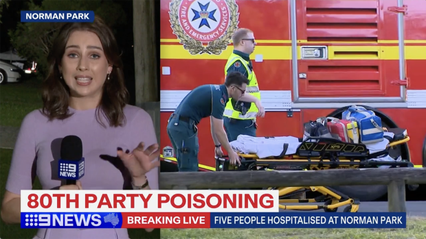 Suspected mass poisoning at an 80th birthday party