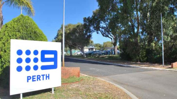 The entrance of Channel Nine.
