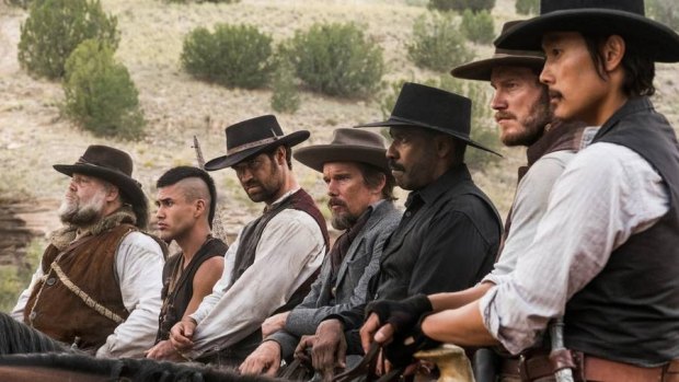 The racially diverse posse come  to clean up a Wild West town in Antoine Fuqua's  remake of <i>The Magnificent Seven</i>.