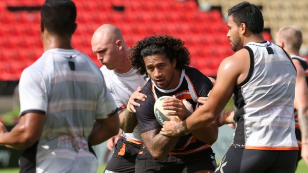 Life-changing events: Wests Tigers prop James Gavet has gone from gang member to NRL player.