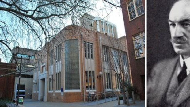 Frank Tate and the student centre named in his honour.