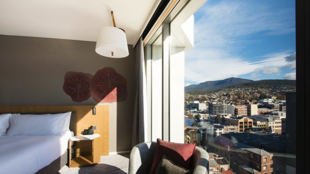 Each time you enter your room the curtains part cinematically, unveiling the hotel's prime asset: the view.