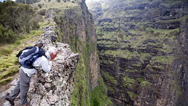 Peak condition ... a dramatic canyon in the Simien Mountains.
