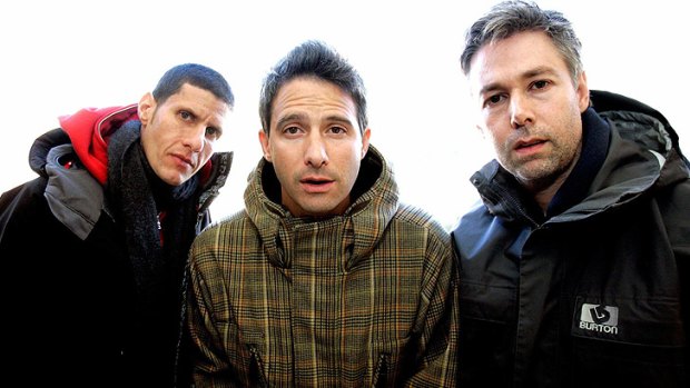From left: Beastie Boys Mike Diamond, Adam Horowitz and Adam Yauch in 2006.
