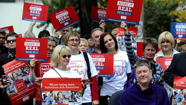 Nearly there: The NDIS is a step closer with bipartisan support for a levy.