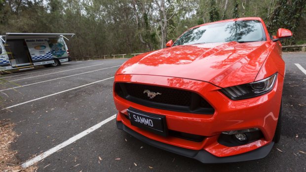 Samuel Thompson's Ford Mustang was found on Wednesday.