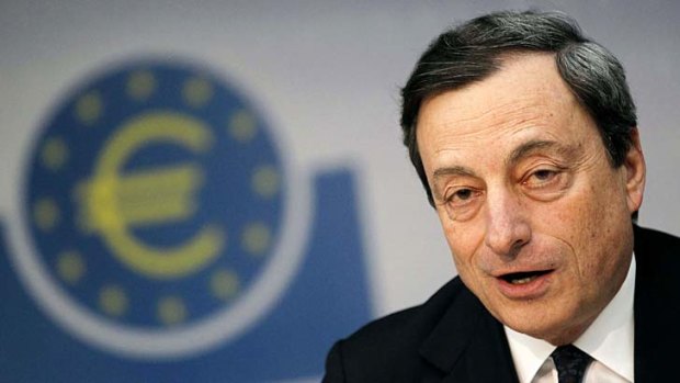 President of the European Central Bank, Mario Draghi.