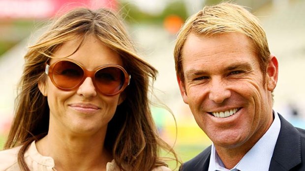 Popped the question ... has Shane Warne asked Liz Hurley to marry him?