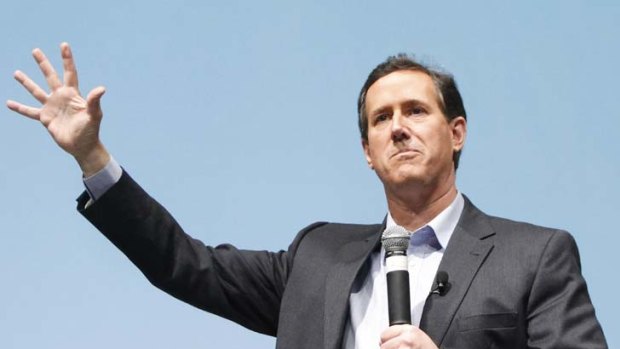 Hopeful ... Rick Santorum.