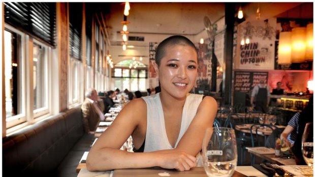 Eating right out of her hand: Melbourne blogger Jess Ho was recruited by Chin Chin as part of the trendy restaurant's social media strategy.