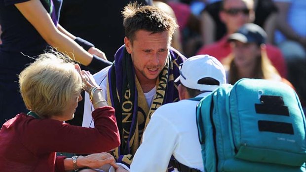 Robin Soderling suffered from a stomach complaint.