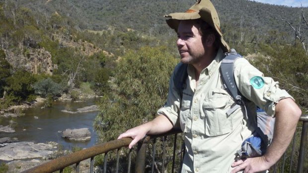 Vista ... View downstream from the new lookout at Red Rocks Gorge on the Canberra Centenary Trail