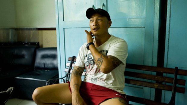 Andrew Chan in Bali's Kerobokan prison.