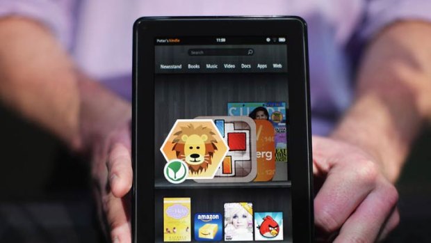 Challenging the iPad ... The new Amazon tablet.