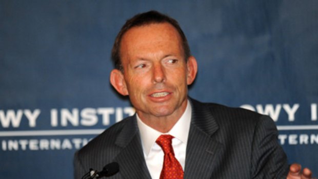 Tony Abbott... Australia should do its share of heavy lifting.