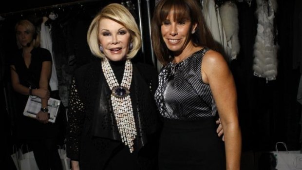 Joan Rivers with her daughter Melissa.