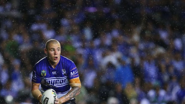 Tough guy with a big heart: David Klemmer of the Bulldogs.