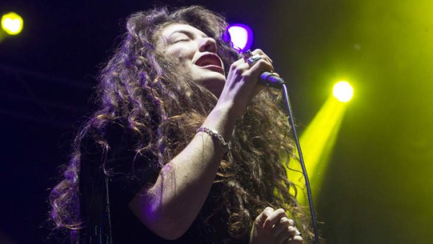 Lorde at Splendour in the Grass.