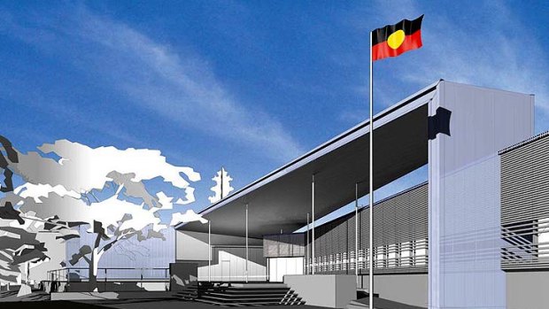 A 2004 design for an indigenous cultural centre for Musgrave Park.